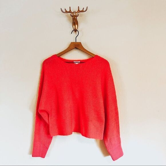 Leith women's Pink Caliente Knit Sweater Size Large NWT - Picture 1 of 7